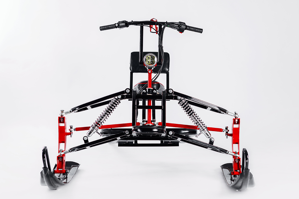 Лыжный модуль IKUDZO с подогревом ручек пластиковые лыжи в Благовещенске