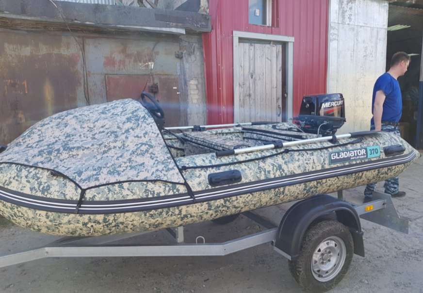НАДУВНАЯ ЛОДКА GLADIATOR C370AL в Благовещенске