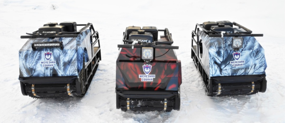 Мотобуксировщик Irondog (Железная собака) M500 15 Камуфляж Охотник в Благовещенске