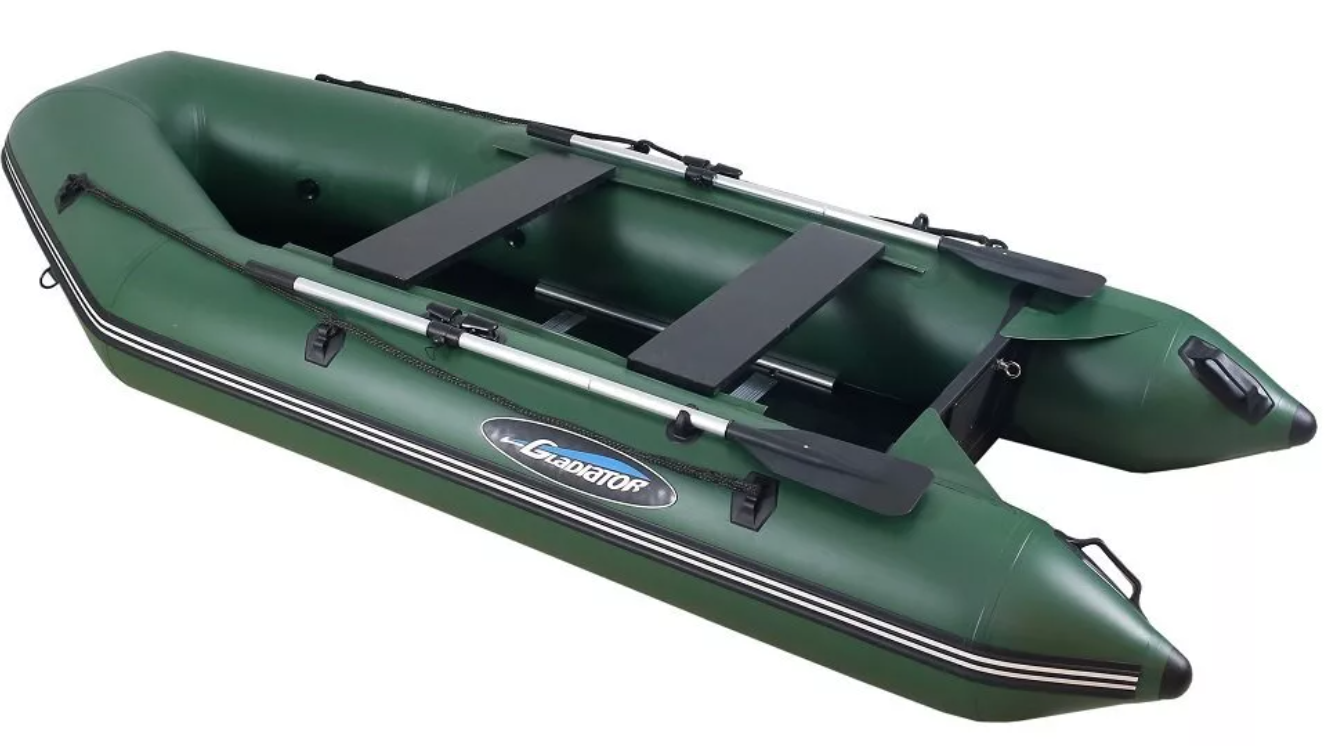 МОТОРНО-ГРЕБНАЯ ЛОДКА ПВХ GLADIATOR A 280 ТК С ФАНЕРНЫМ ДНОМ в Благовещенске