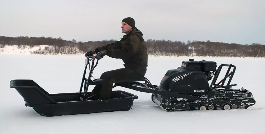 Мотобуксировщик Тофалар 500 с модулем Толкач в Благовещенске