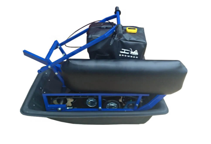 Мини-мотобуксировщик Альбатрос-М с фарой в Благовещенске