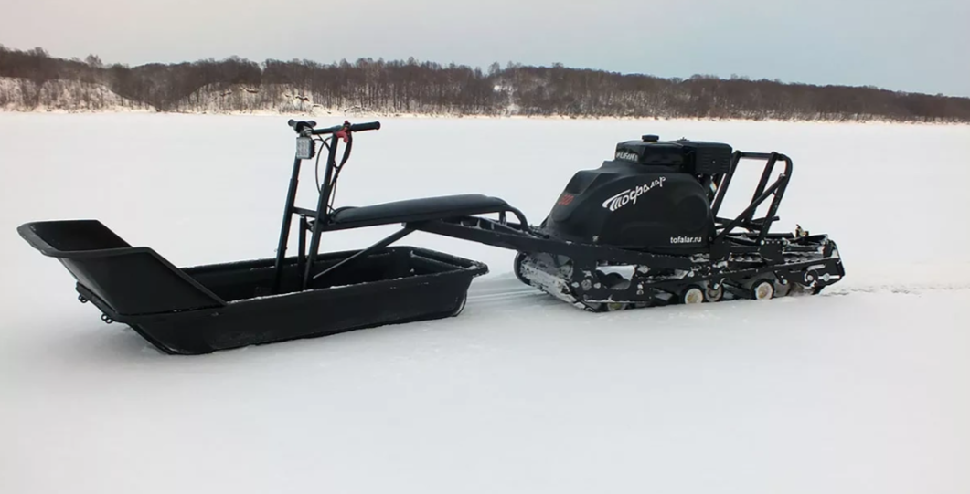 Мотобуксировщик Тофалар 500 с модулем Толкач в Благовещенске