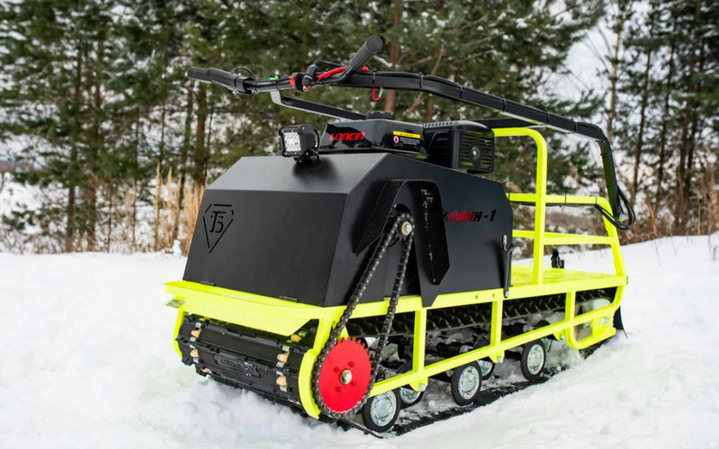 Мотобуксировщик Бурлак ХОЗЯИН-1 (капот металл) в Благовещенске