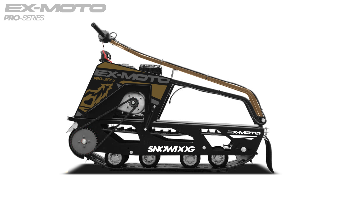 Мотобуксировщик EX-MOTO SNOWDOG S380 8л.с. в Благовещенске