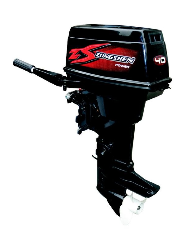 Лодочный мотор Zongshen T40 (+руль+пульт) в Благовещенске