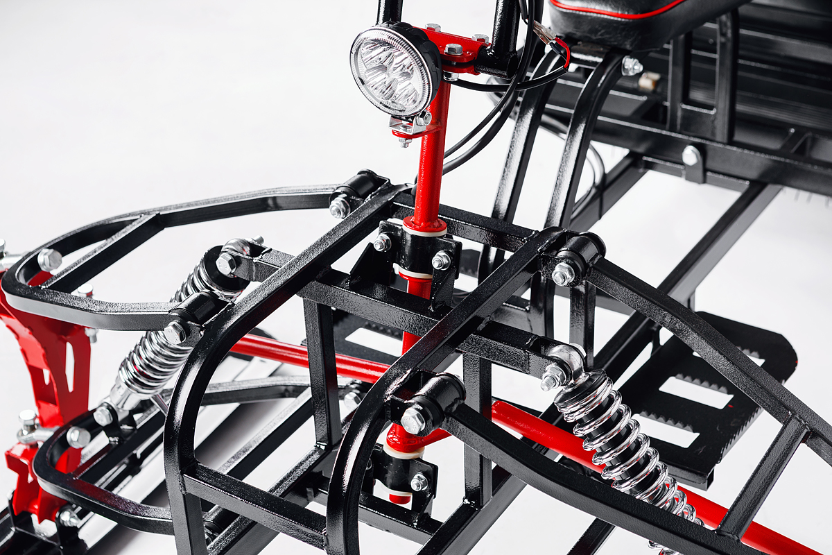 Лыжный модуль IKUDZO с подогревом ручек пластиковые лыжи в Благовещенске