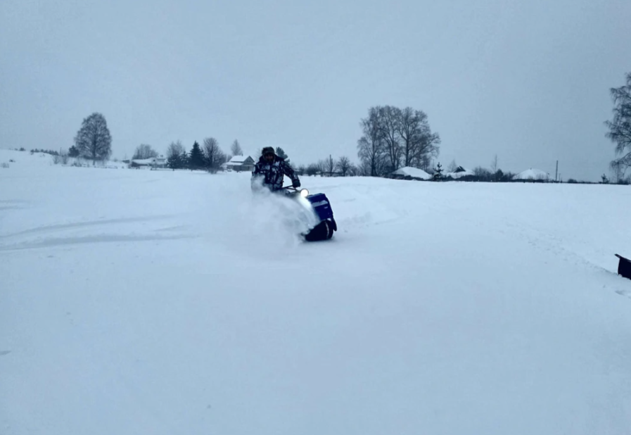 Мотобуксировщик Альбатрос-XLV 9 мини, тележки, 1250 мм в Благовещенске