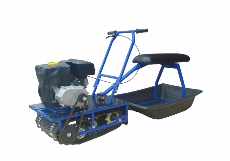 Мини-мотобуксировщик Альбатрос-М с фарой в Благовещенске