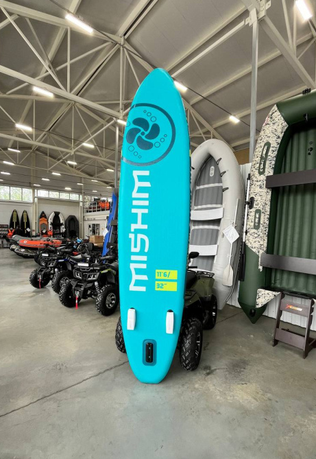 SUP (САП) Доска MISHIMO PRO-MAX Light Teal 12,6’ (385см) в Благовещенске