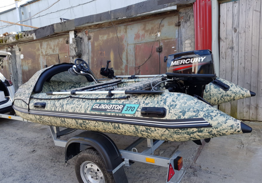 НАДУВНАЯ ЛОДКА GLADIATOR C370AL в Благовещенске