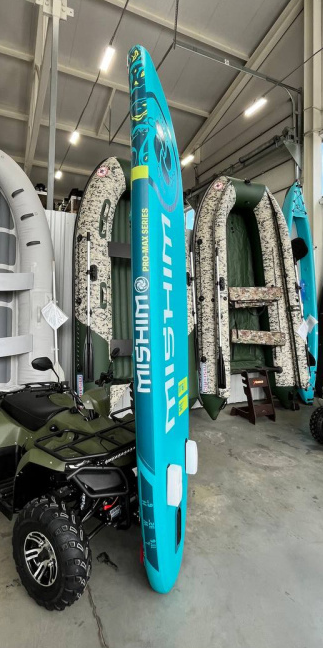 SUP (САП) Доска MISHIMO PRO-MAX Light Teal 12,6’ (385см) в Благовещенске