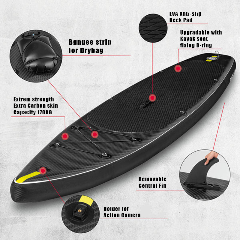 SUP (САП) ДОСКА MISHIMO CARBON DARKSIDE 10.6’ (325СМ) в Благовещенске