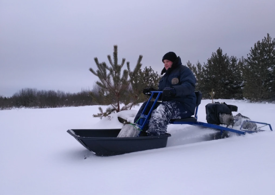 Мотобуксировщик толкач Альбатрос-XL8 с модулем. Без фары, склизы в Благовещенске