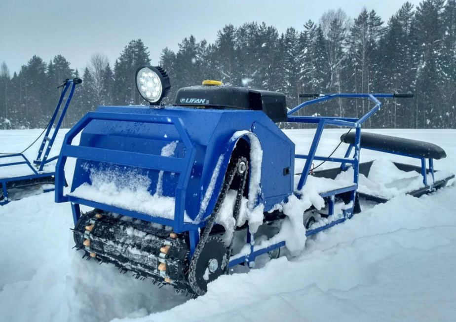 Мотобуксировщик Альбатрос-XLV 9 мини, тележки, 1250 мм в Благовещенске