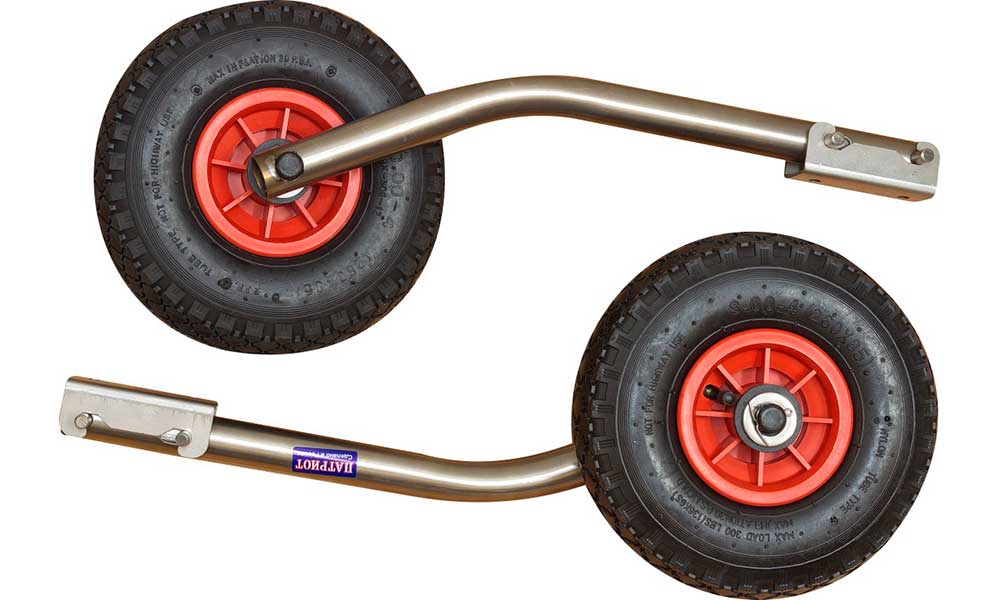 Транцевые колеса модульные удлиненные из нержавеющей стали в Благовещенске