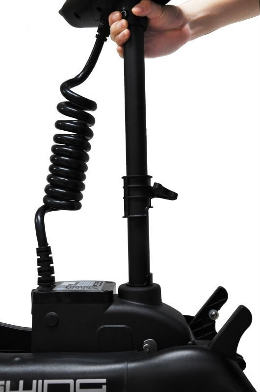 Лодочный электромотор якорь Haswing Cayman B, GPS, 12V, 55Lbs, нога 137 мм в Благовещенске