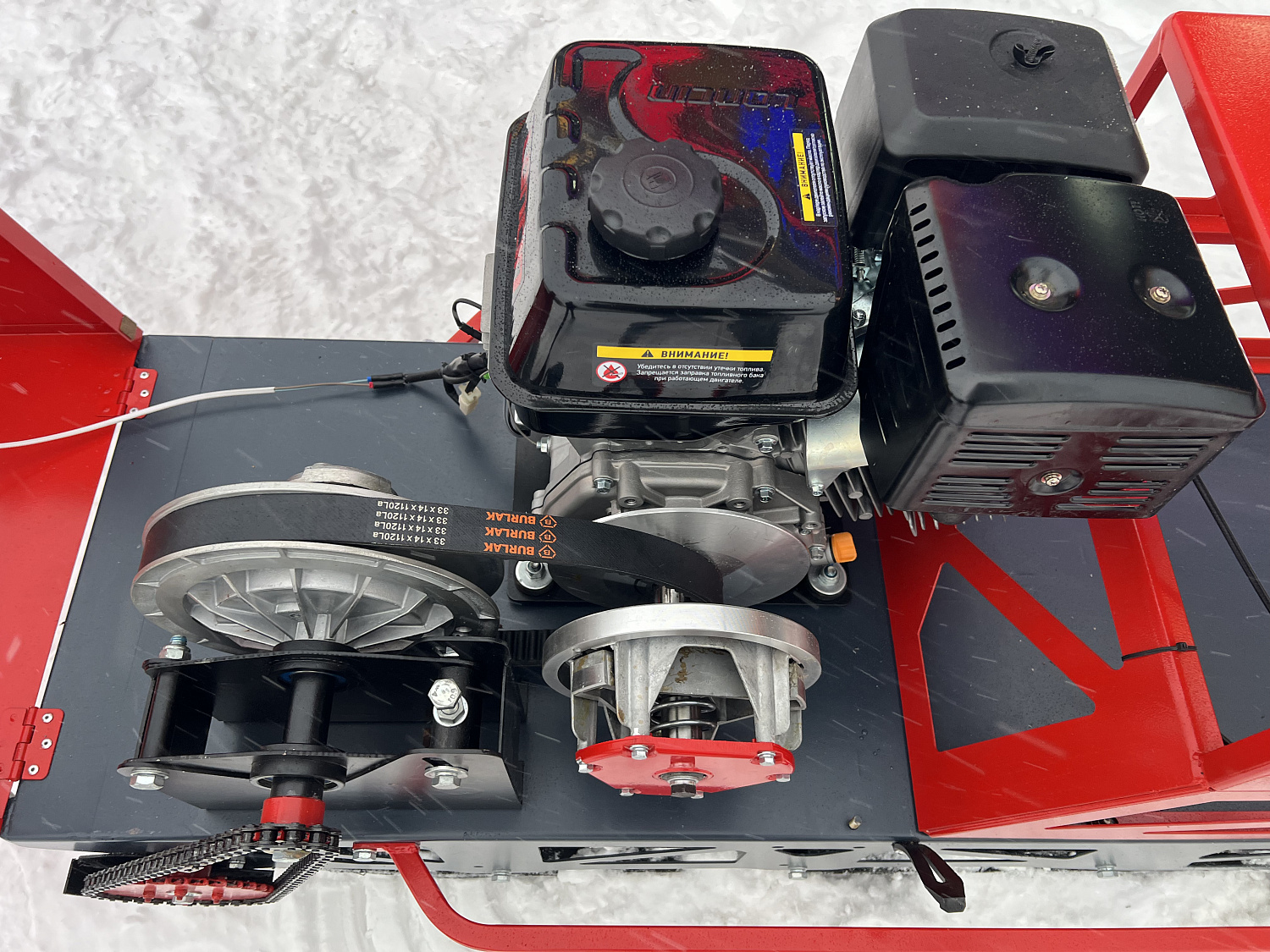 Мотобуксировщик EX-MOTO SNOWDOG S500 15л.с в Благовещенске