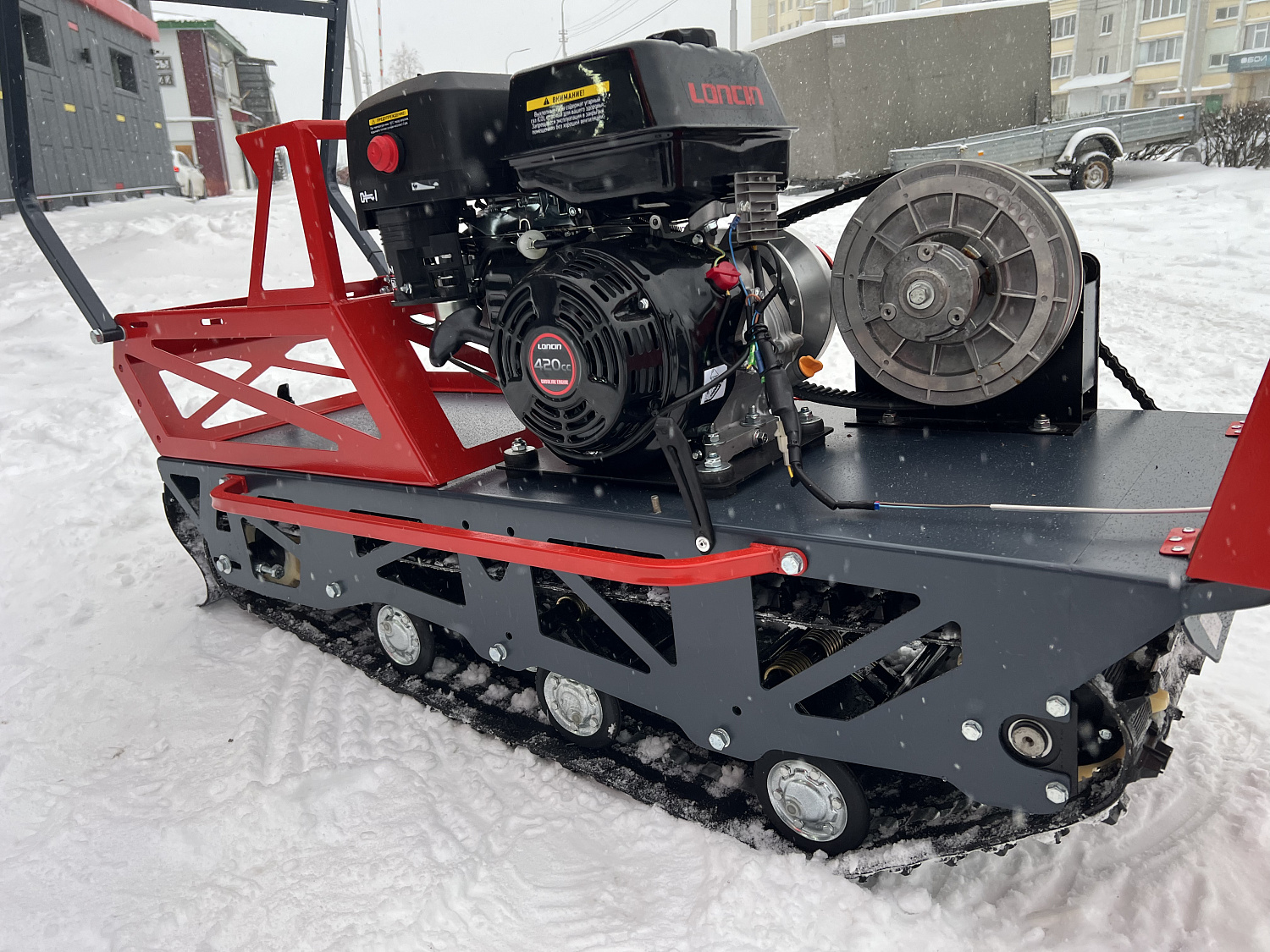 Мотобуксировщик EX-MOTO SNOWDOG S500 15л.с в Благовещенске