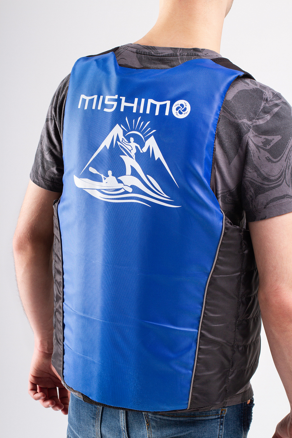 Жилет спасательный MISHIMO PRO Премиум качества Черно-синий в Благовещенске