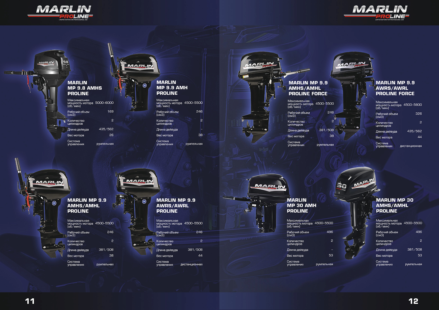 Лодочный мотор MARLIN PROLINE MP 30 AWR в Благовещенске