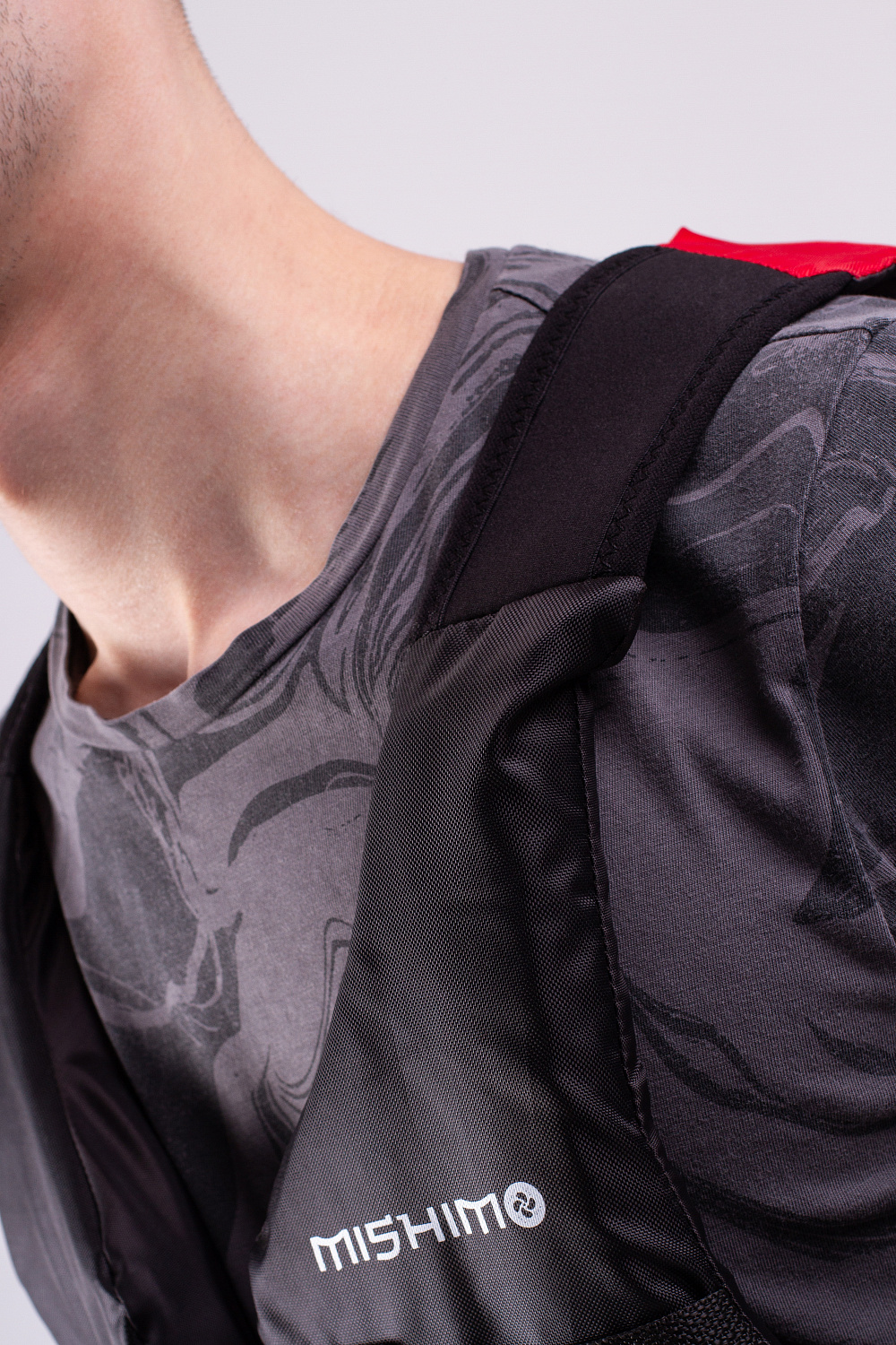 Жилет спасательный MISHIMO PRO Премиум качества Черно-красный в Благовещенске